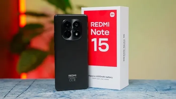 XIAOMI REDMI NOTE 15 4G 256GB/8GB RAM - APARELHO CELULAR NOVO