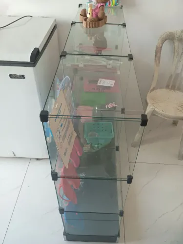 Vitrine expositora de vidro