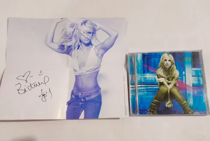 Britney Spears - CD "Britney" (2001). *com pôster.