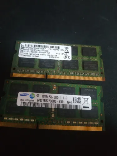 Memória ram Notebook DDR3 2x4gb 8gb total
