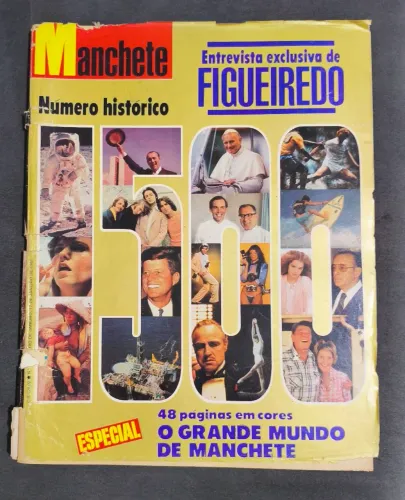 Edição histórica Revista Manchete n°1500