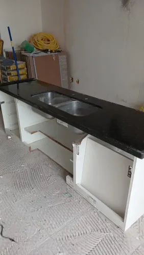 Bancada granito com armário