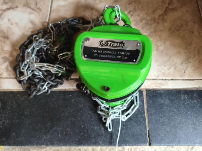 Talha Manual Nova - Equipamento para Elevação de Cargas