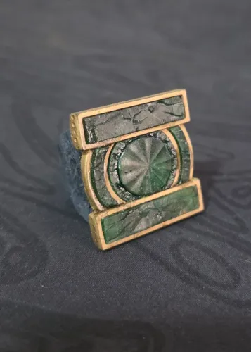 Anel lanterna verde