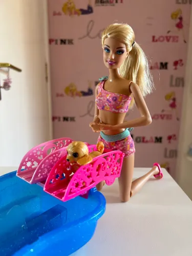 Playset Barbie Corrida de Cachorrinhos