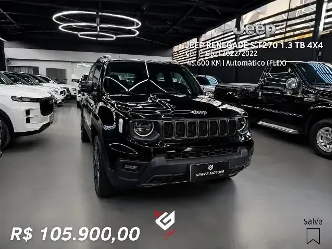 Jeep Renegade S T270 1.3 TB 4X4 Flex Aut. 2022
