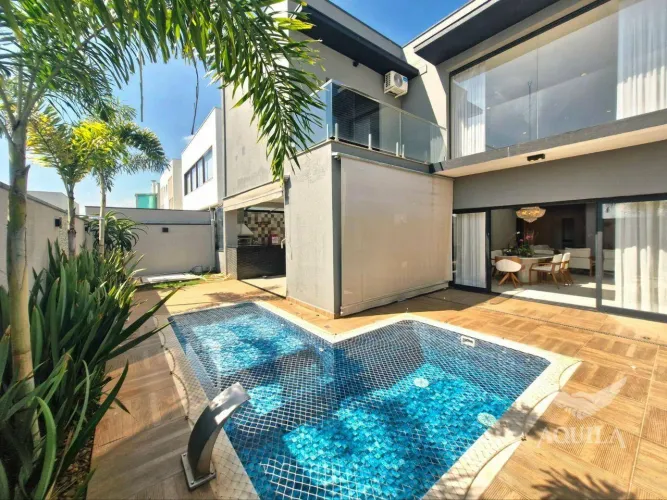 SOBRADO COM ESCRITÓRIO PISCINA E 3 SUÍTES NO CONDOMÍNIO RESIDENCIAL BELVEDERE VOTORANTIM