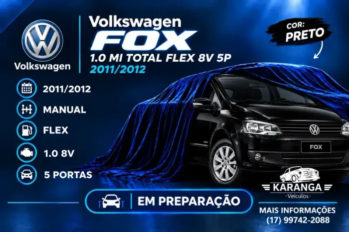 Volkswagen Fox 1.0 MI Total Flex 8V 3P 2012