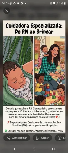 Cuidadora babá 