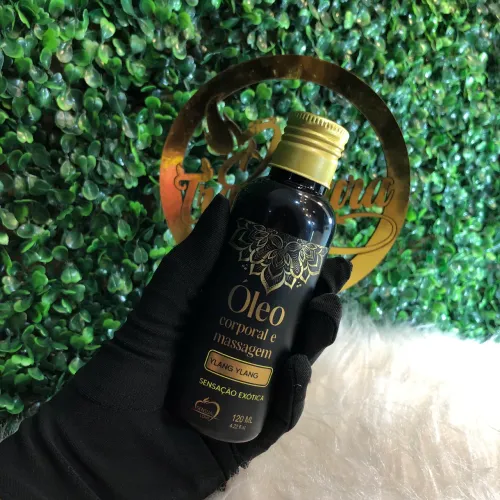 Óleo corporal para massagem 