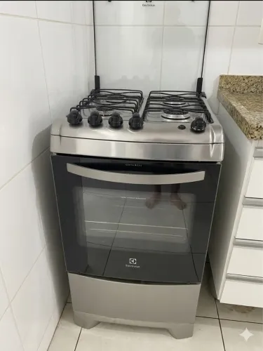Fogão Eletrolux Inox + gás 