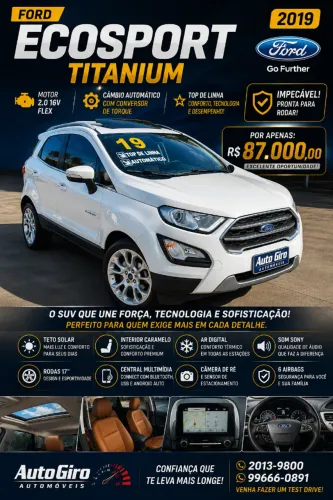 Ford Ecosport Titanium 2.0 16V Flex 5P Aut. 2019