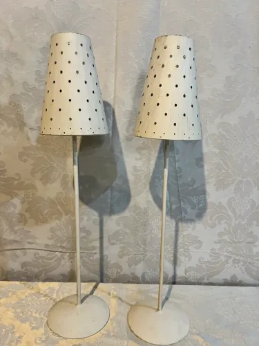 Par de abajur de ela metal 59x15
