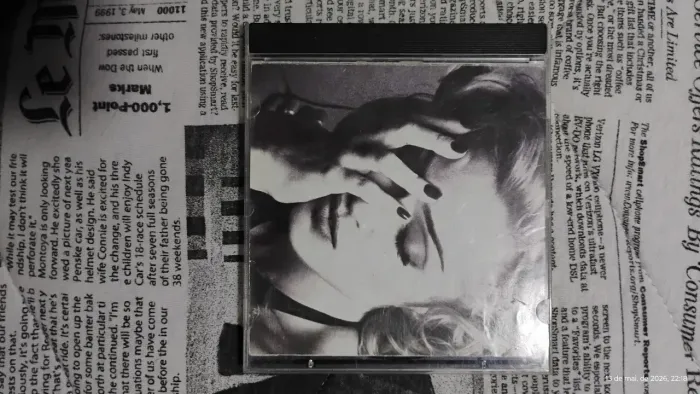 CD Madonna - Erotica (1992) Original C/ Encarte | Clássico Pop Anos 90