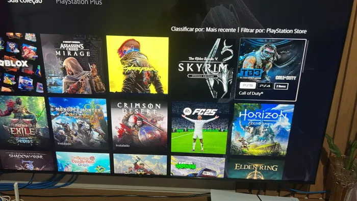 Ps5 slim com 40 jogos 