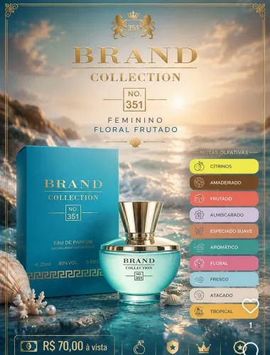 Perfume Dream Brand marcante frangancias flora frutado 