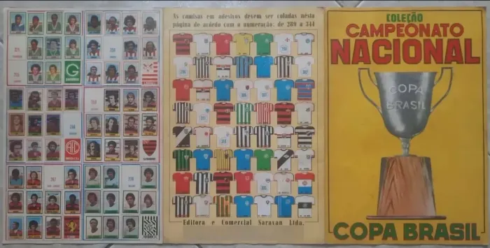 Álbum de Figurinhas Campeonato Nacional Cartelão Ed. Saravan 1976