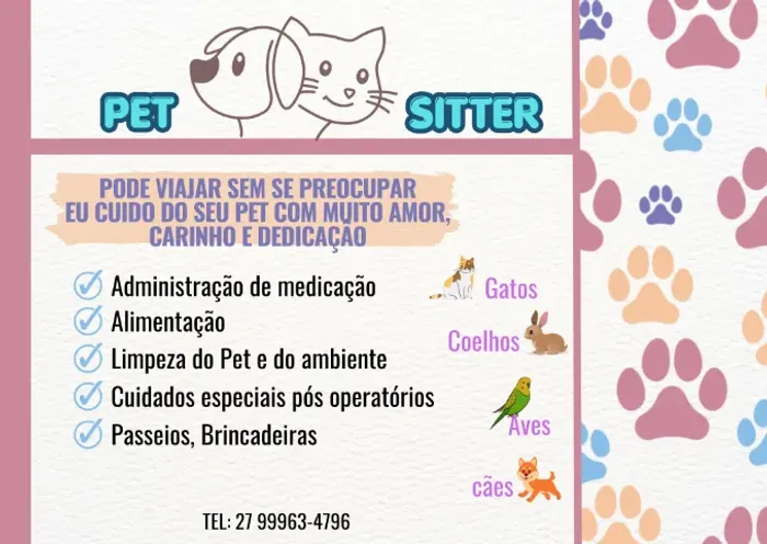 PET SITTER - Cuidado especializado com Médica Veterinária