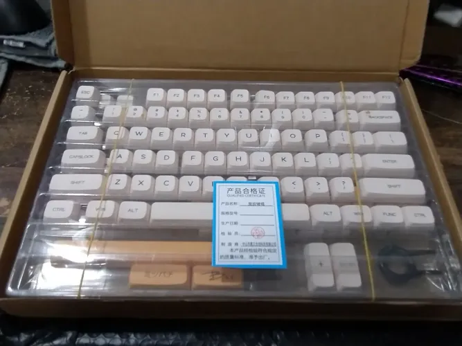 Keycaps XDA Honey Milk - PBT - Dye sub - Set completo