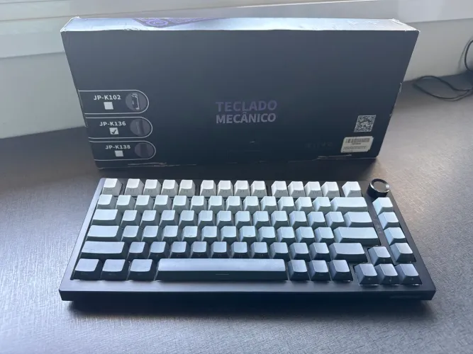 Teclado Gamer Mecânico Bluetooth 5.0/2.4ghz Switch Mx Clear
