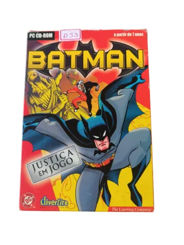 CD DE JOGO BATMAN JUSTIÇA EM JOGO LACRADO INFANTIL D53
