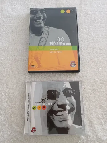 CD duplo e DVD Acústico Jorge Ben Jor