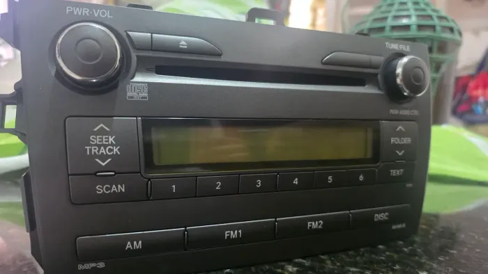 Rádio original do Corolla 2009 a 2010
