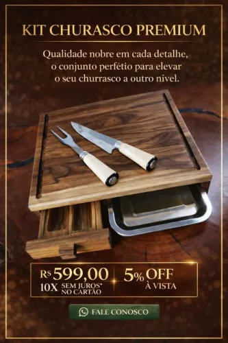 Produtos personalizados para seu churrasco