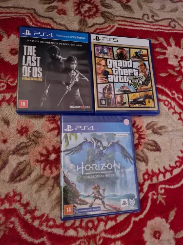 Jogos PS4 e PS5 leia anuncio