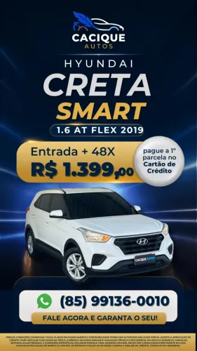 Hyundai Creta Smart 1.6 16V Flex Aut. 2019