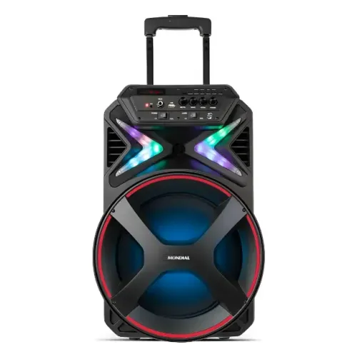 Caixa De Som Mondial Connect Light Cm-400 Preto