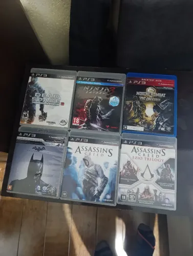 Lote jogos ps3 / assassins creed / ninja gaiden / dead space