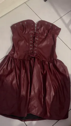 Vestido vinho - tamanho M