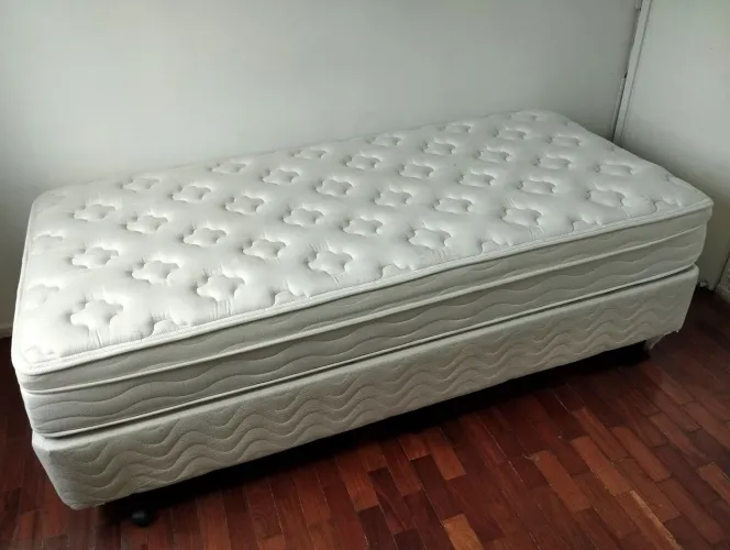 CAMA BOX DE SOLTEIRO EPEDA BLUES VISCO