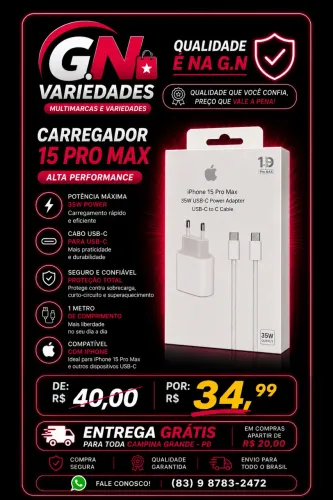 Carregador para iPhone