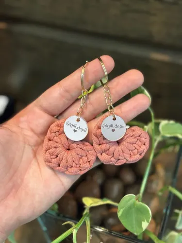 Chaveiros de crochê