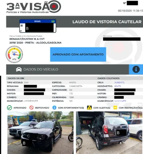 Renault Duster Authent. 1.6 Flex 16V Aut.(pcd) 2020