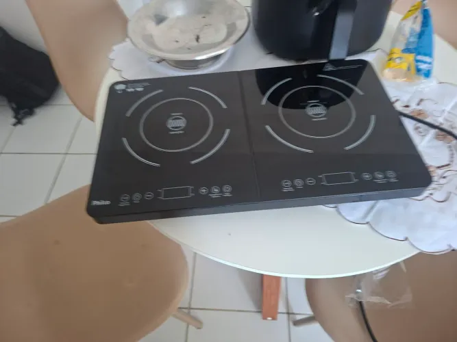 Fogão cooktop indução 2 bocas Philco novíssimo