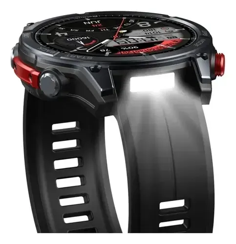Smartwatch Zeblaze Stratos 4 GPS + Lanterna / Tela Amoled e 5atm
