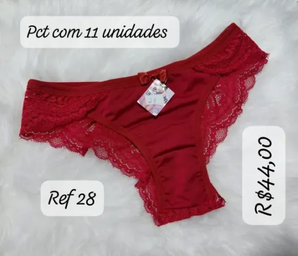CALCINHAS DE MICROFIBRA COM RENDA -PRECO PARA REVENDA