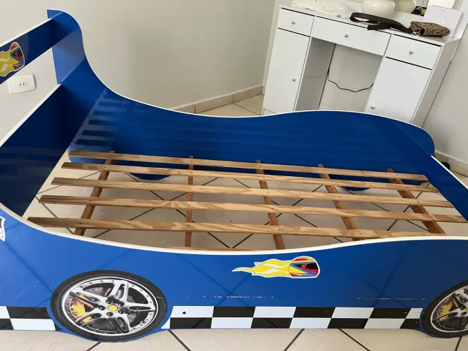 Cama solteiro menino- carros