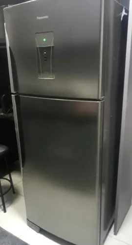 Geladeira Panasonic 435L Frost free - Aço escovado