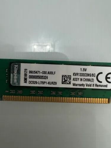 Memória kingston 8gb ddr3 1333Mhz