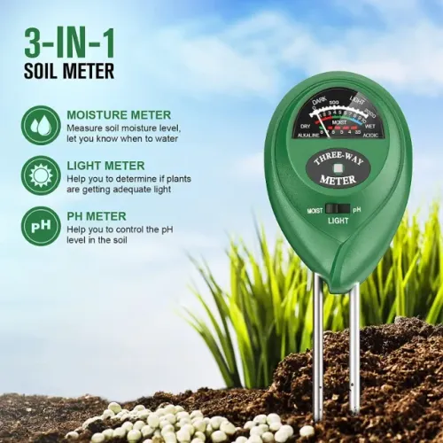 Medidor De Ph Terra Solo Luminosidade Umidade Jardim Planta   Arduino Automação  COD-AP135