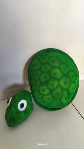 Fantasia infantil tartaruga com casco e chapéu 