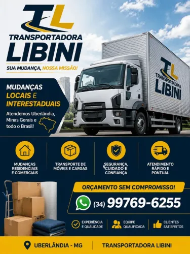 mudança e transporte