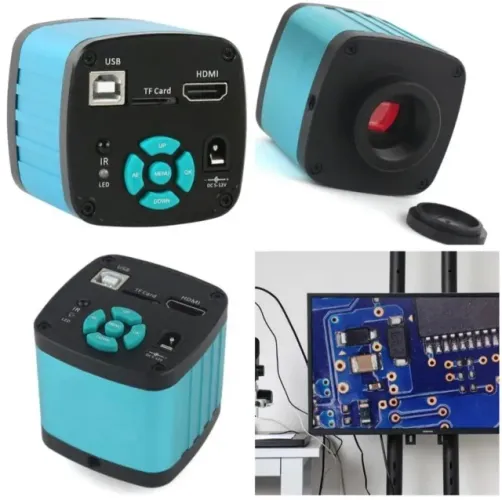 Câmera Para Microscópio Trinocular 48mp 4k Hdmi Usb Sd (99995.9905 zap) 