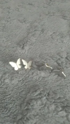 Brincos de borboleta e calda de sereia