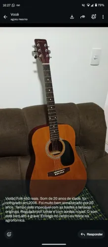 Vendo violão Folk