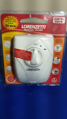 Aquecedor Lorenzetti 220 volts.